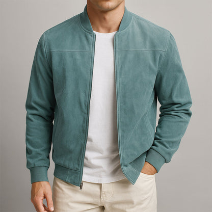 ONORA | Suede Zip Jacket — Men's Premium Collection