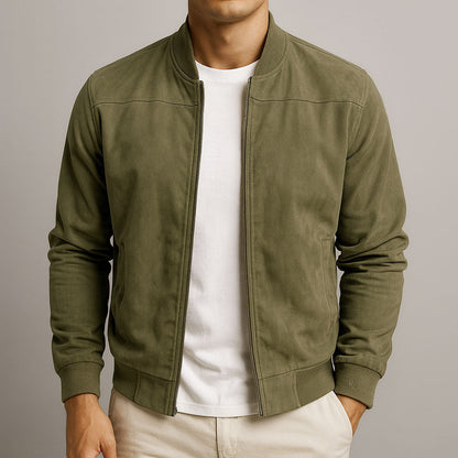 ONORA | Suede Zip Jacket — Men's Premium Collection