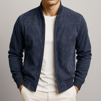 ONORA | Suede Zip Jacket — Men's Premium Collection