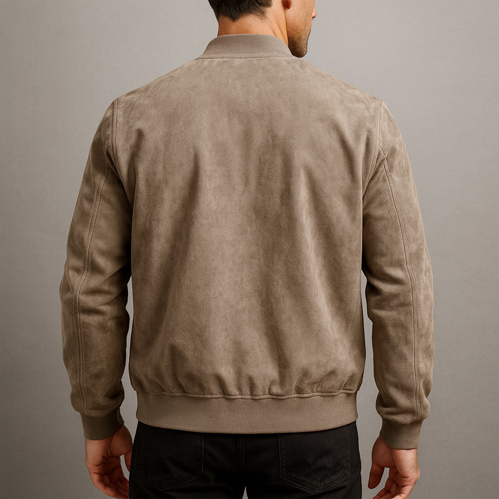 ONORA | Suede Zip Jacket — Men's Premium Collection