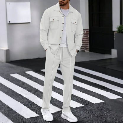 ONORA Waffle Texture Co-ord Set — Luxury Matching Jacket & Pants