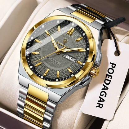 ONORA Sport Luxury Wristwatch — Stainless Steel Quartz Timepiece