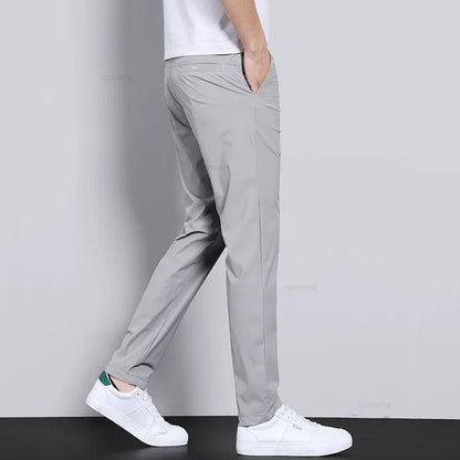 ONORA Ice Silk Slim Trousers — Ultra-Light Premium Business Casual