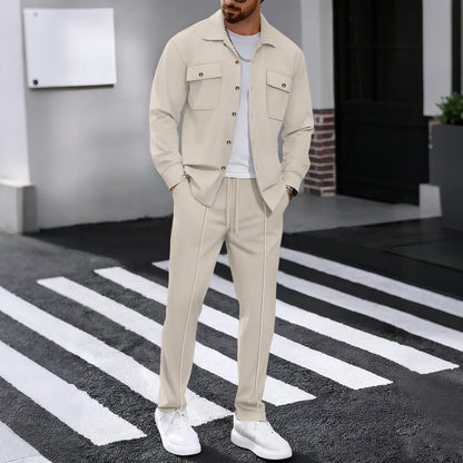 ONORA Waffle Texture Co-ord Set — Luxury Matching Jacket & Pants