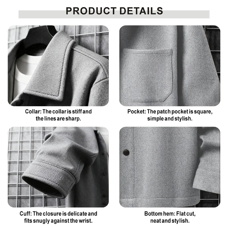 ONORA Luxury Blazer Jacket — Slim Fit Business Formal Coat