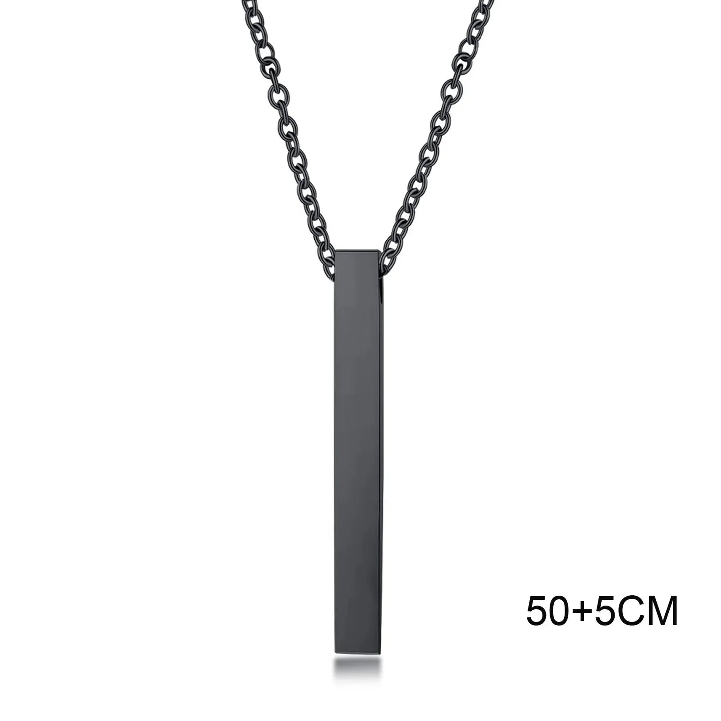 ONORA Vertical Bar Pendant Necklace — Waterproof Stainless Steel