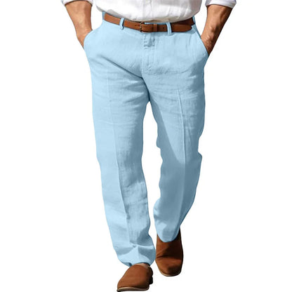 ONORA Premium Linen Trousers — Breathable Business Casual