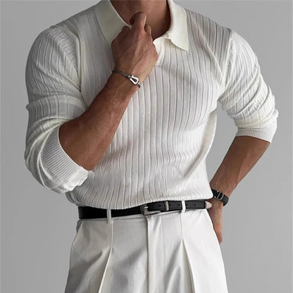 ONORA Prenium Knitted Polo - Luxury V-Neck Knitwear