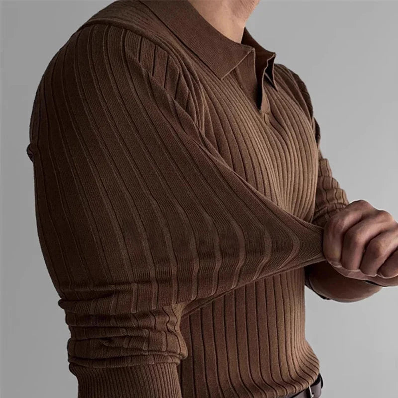 ONORA Prenium Knitted Polo - Luxury V-Neck Knitwear
