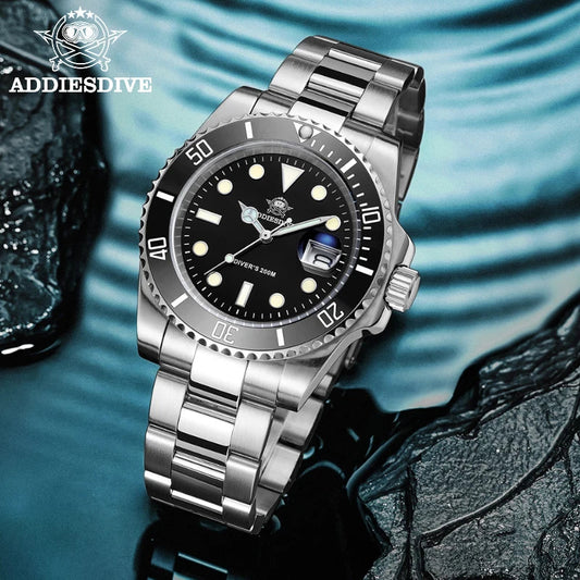 ONORA Pro Diver Stainless Steel Watch — Luxury Sports Timepiece