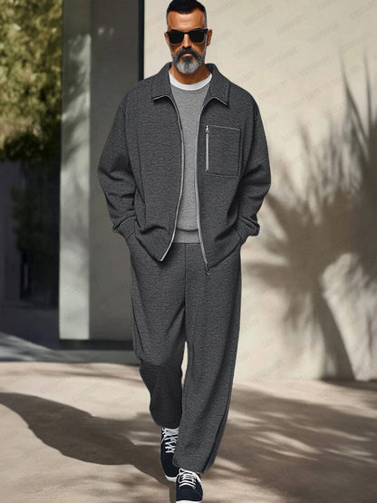 ONORA Athleisure Jacket Set — Versatile Luxury Tracksuit