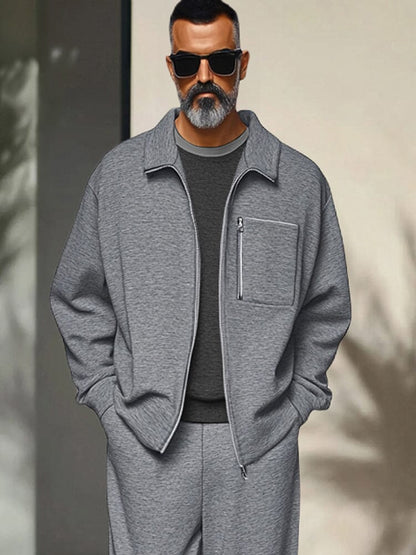 ONORA Athleisure Jacket Set — Versatile Luxury Tracksuit