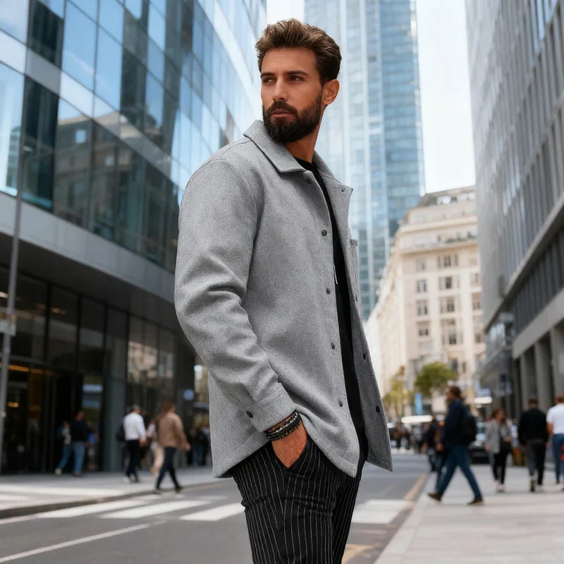 ONORA Luxury Blazer Jacket — Slim Fit Business Formal Coat