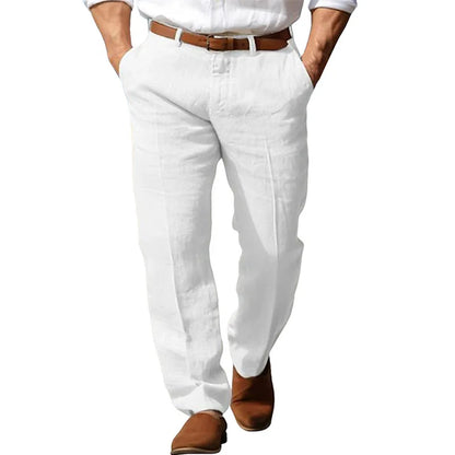 ONORA Premium Linen Trousers — Breathable Business Casual