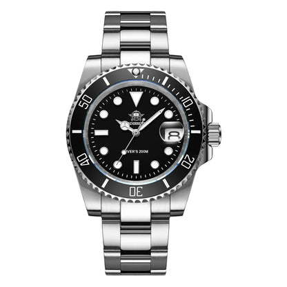 ONORA Pro Diver Stainless Steel Watch — Luxury Sports Timepiece