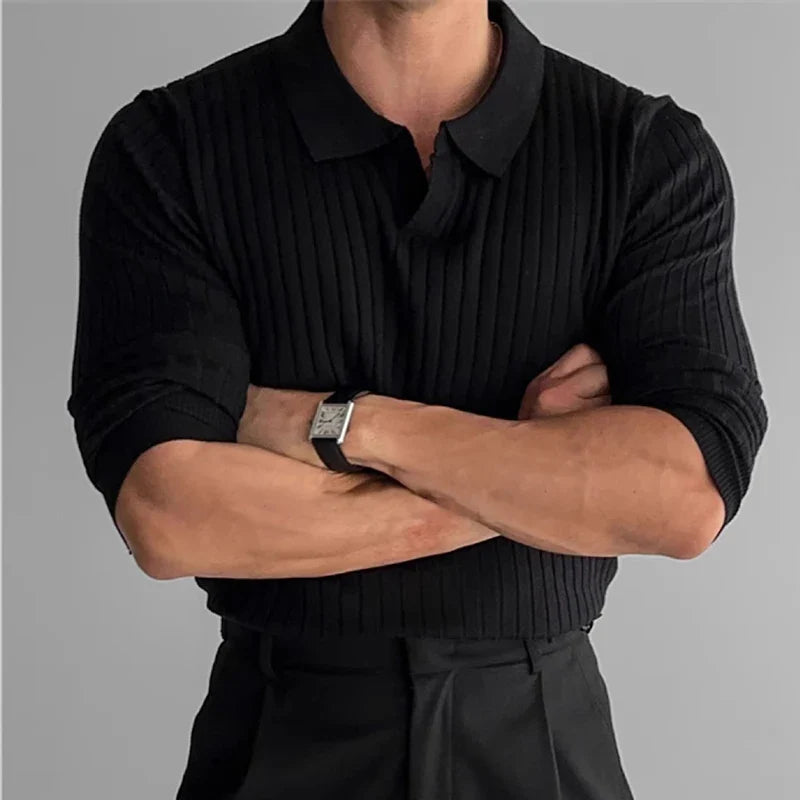 ONORA Prenium Knitted Polo - Luxury V-Neck Knitwear