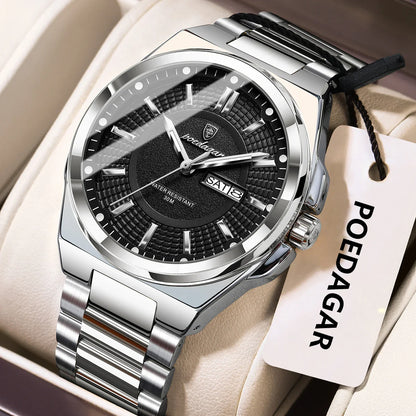 ONORA Sport Luxury Wristwatch — Stainless Steel Quartz Timepiece