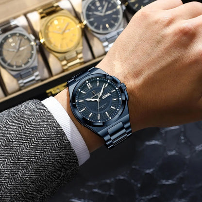 ONORA Sport Luxury Wristwatch — Stainless Steel Quartz Timepiece
