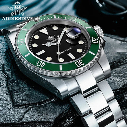 ONORA Pro Diver Stainless Steel Watch — Luxury Sports Timepiece